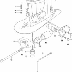 DF150AT,AZ,175AT,AZ,200AT,AZ,AST-910001 Drive Shaft Housing (DF150AT)