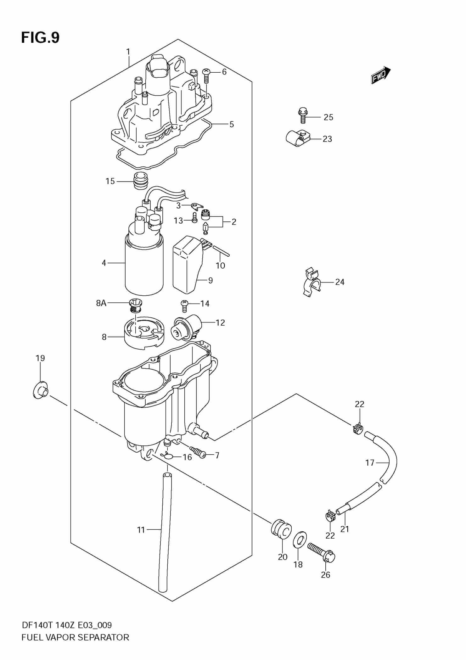 Fuel Vapor Separator | Precision Marine