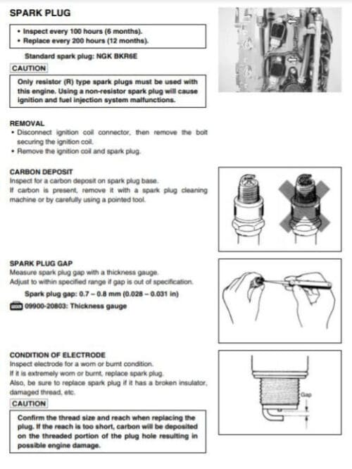 NGK BKR6E Spark Plug Precision Marine