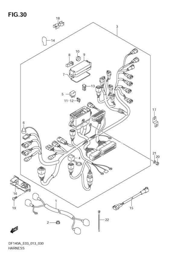 DF140A 310001 Harness