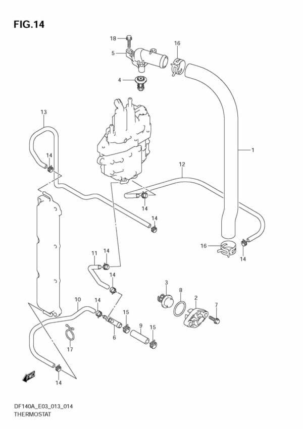 DF140A 310001 Thermostat