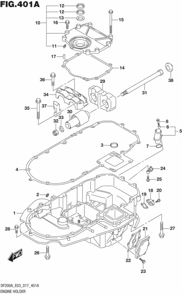 Engine Holder (DF200AT E03)