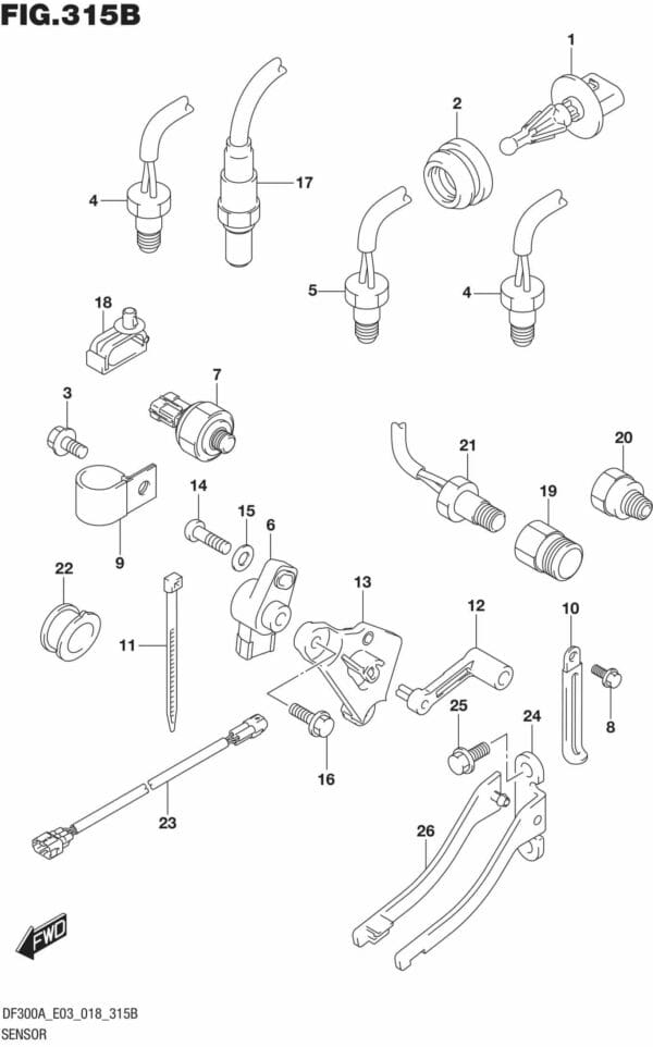 Sensor Transom(L)