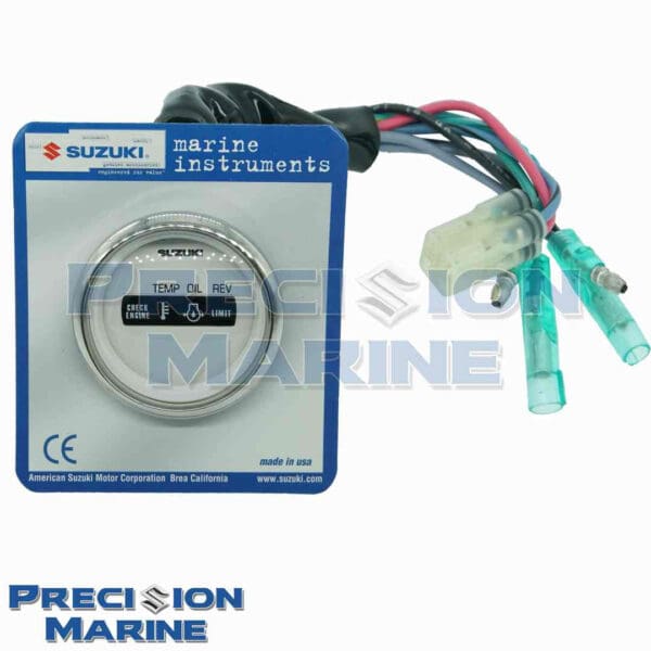 2" White Monitor Gauge