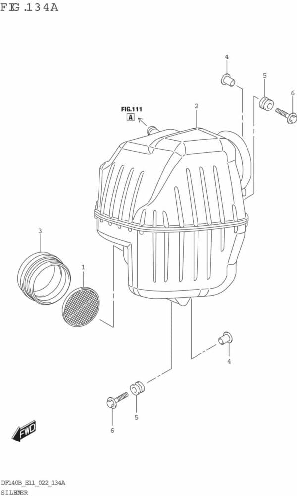 DF140BT,BZ-240001 Silencer