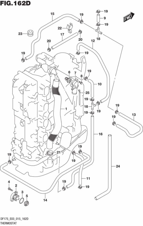 DF150,-175,-T,-Z,-ST,TG,-ZG,-510001 Thermostat (DF150ZG E03)