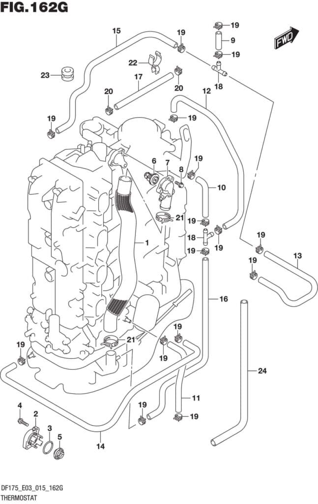 DF150,-175,-T,-Z,-ST,TG,-ZG,-510001 Thermostat (DF175Z E03)