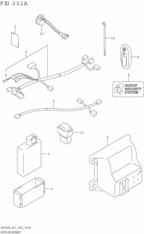 DF140BT,BZ-240001 Key Less Start