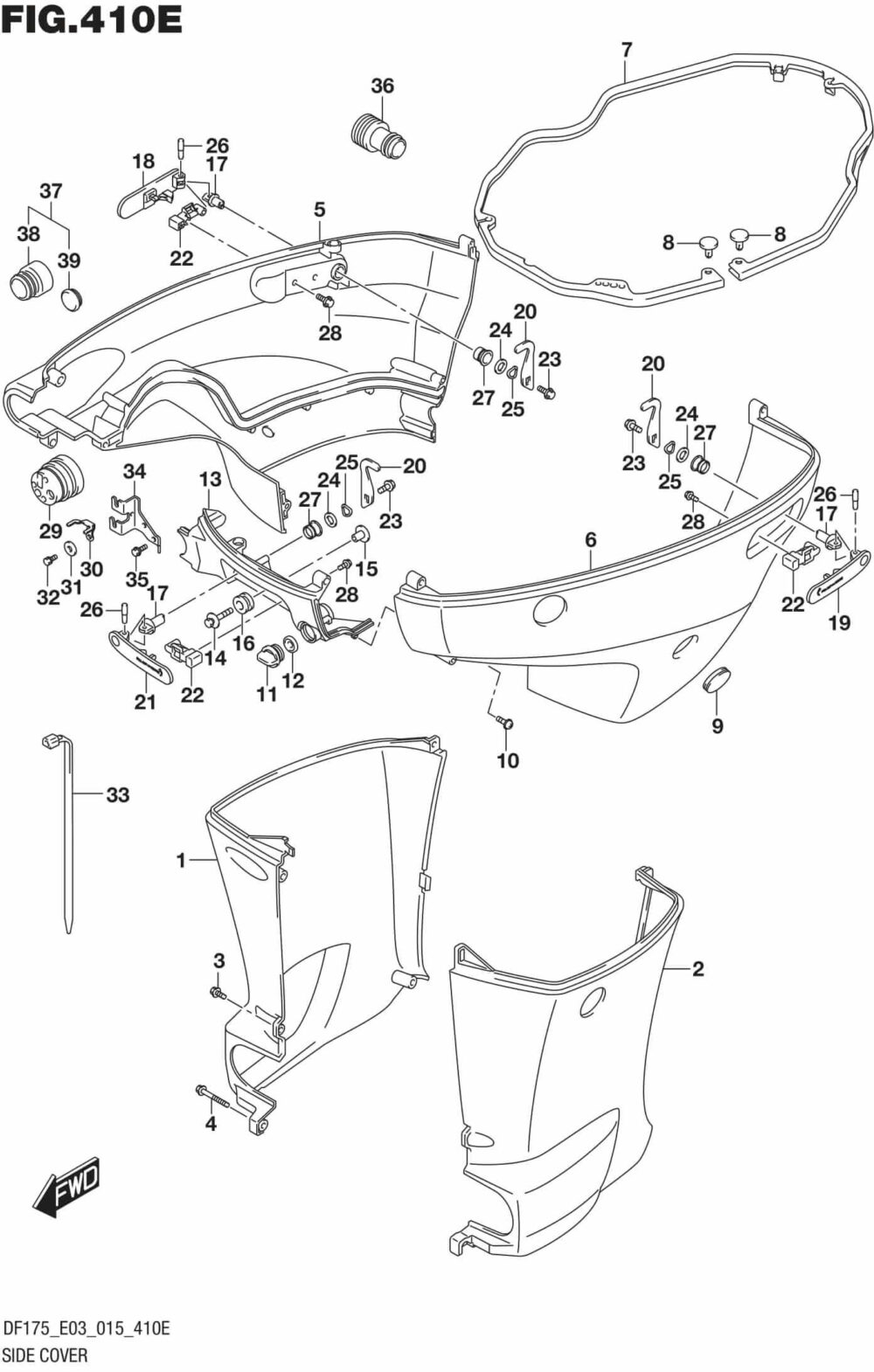 Side Cover (DF175T E03) - Precision Marine