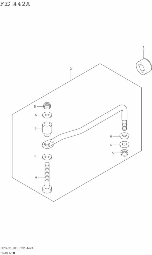 DF140BT,BZ-240001 Drag Link