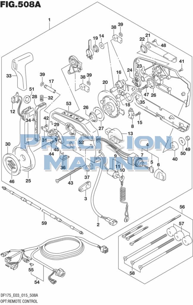 DF150,-175,-T,-Z,-ST,TG,-ZG,-510001 OPT: Remote Control (DF150T E03)