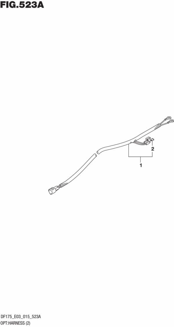 DF150,-175,-T,-Z,-ST,TG,-ZG,-510001 OPT: Harness (2) (DF150T E03)