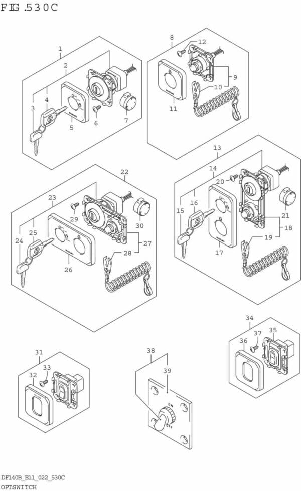 DF140BT,BZ-240001 OPT: Switch