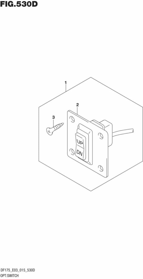 DF150,-175,-T,-Z,-ST,TG,-ZG,-510001 OPT: Switch (DF150ZG E03)