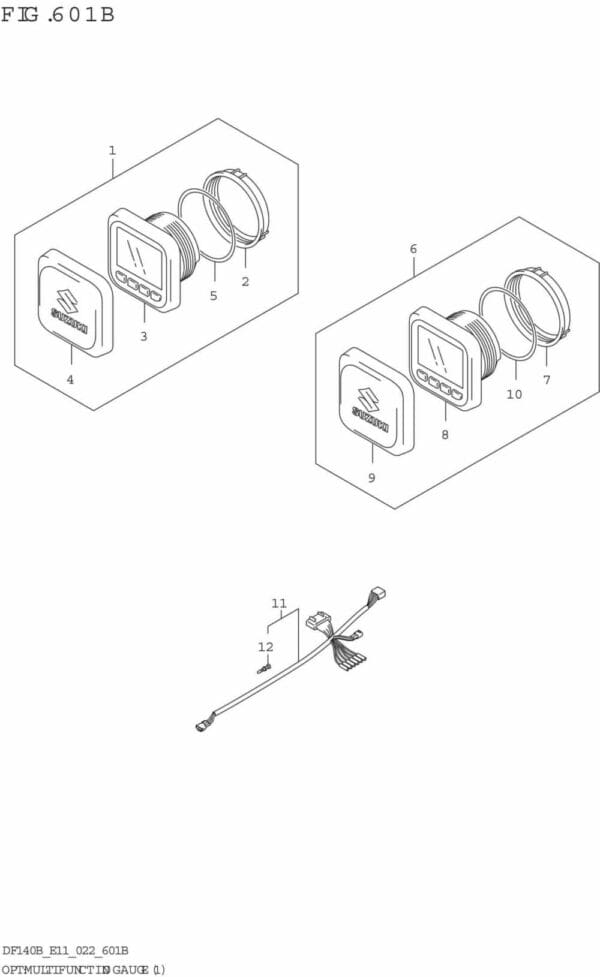 DF140BT,BZ-240001 OPT: Multi Function Gauge (1)