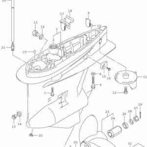 Gear Case ((DF175AZ DF150AZ):(E01 E11 E40))