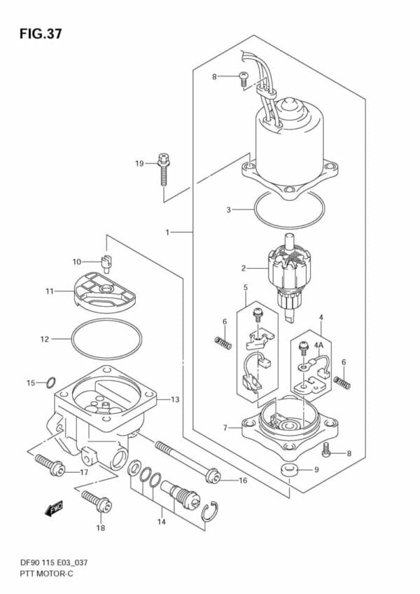DF90/115 2001-2008 DF100/115 2009-2011 PTT Motor
