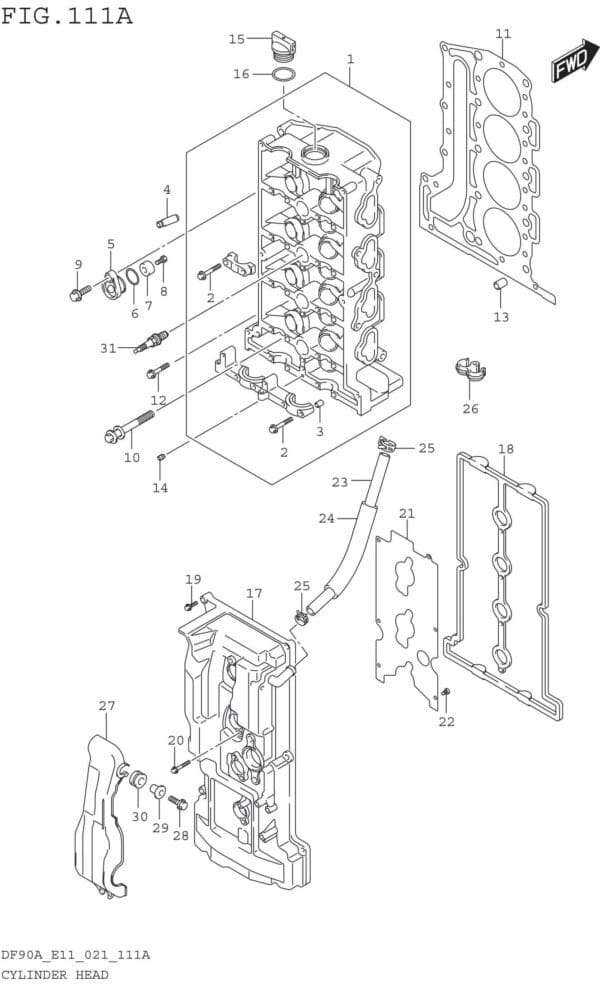 Cylinder Head (SEE NOTE)