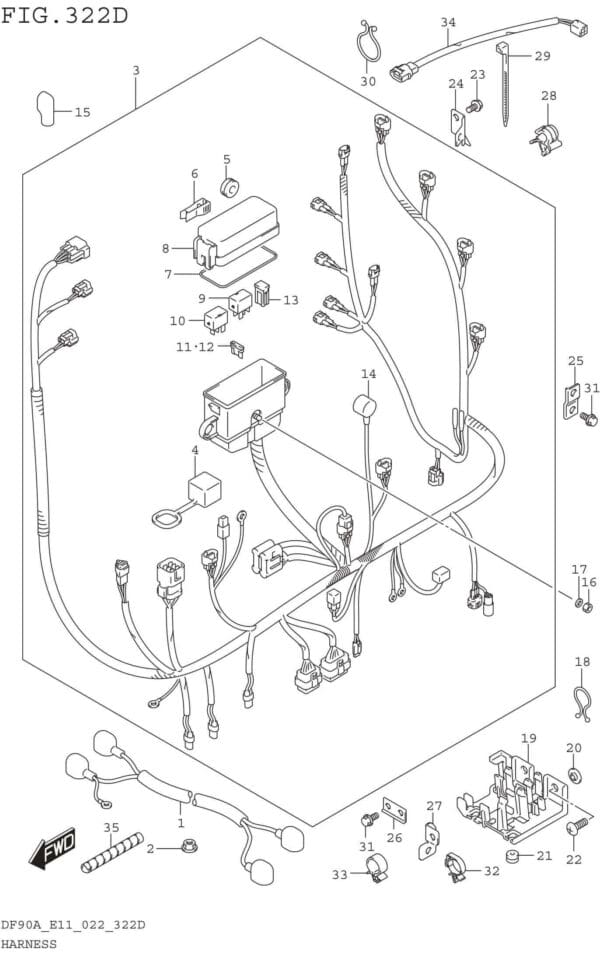 Harness (DF90AWQH)