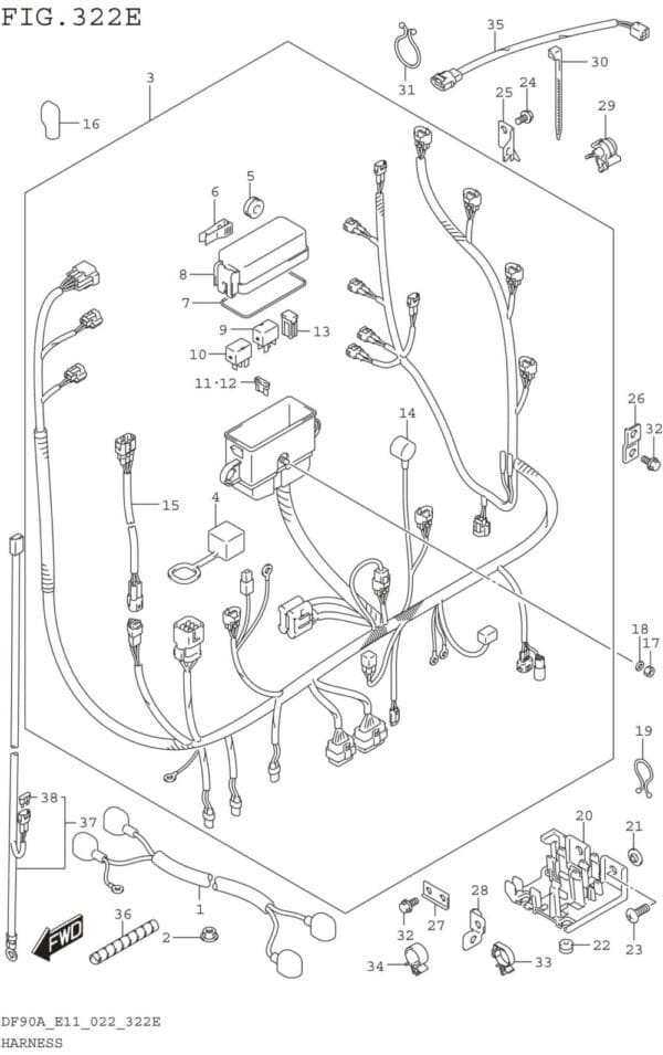 Harness (DF100B:(020 021))