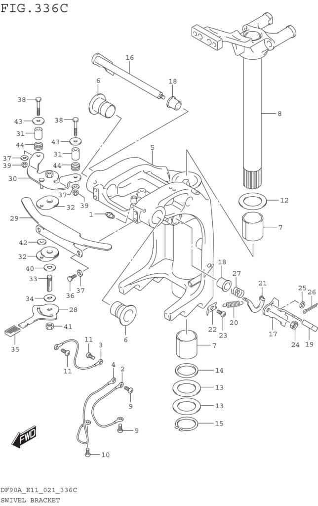 Swivel Bracket (DF90AWQH)