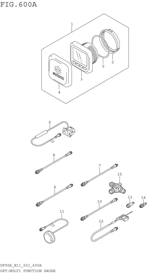 OPT: Multi Function Gauge (DF70ATH DF90ATH)