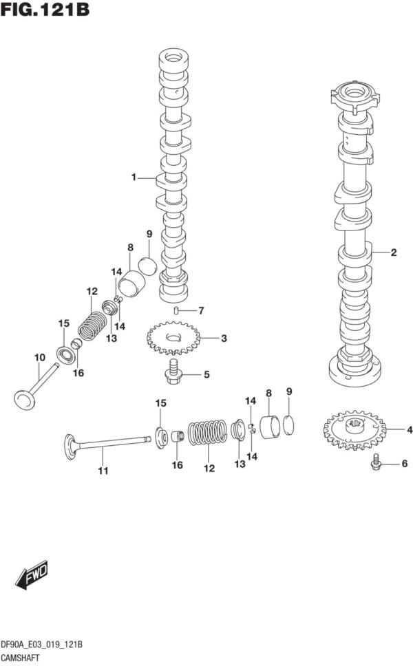 Camshaft (DF90A)