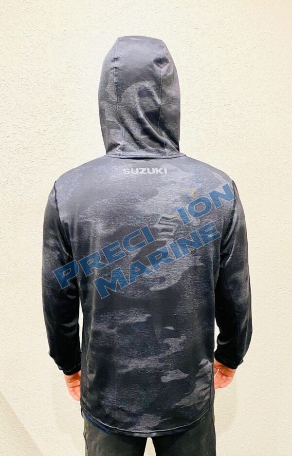 Suzuki Camo Performance Hooded Long Sleeve - Image 2