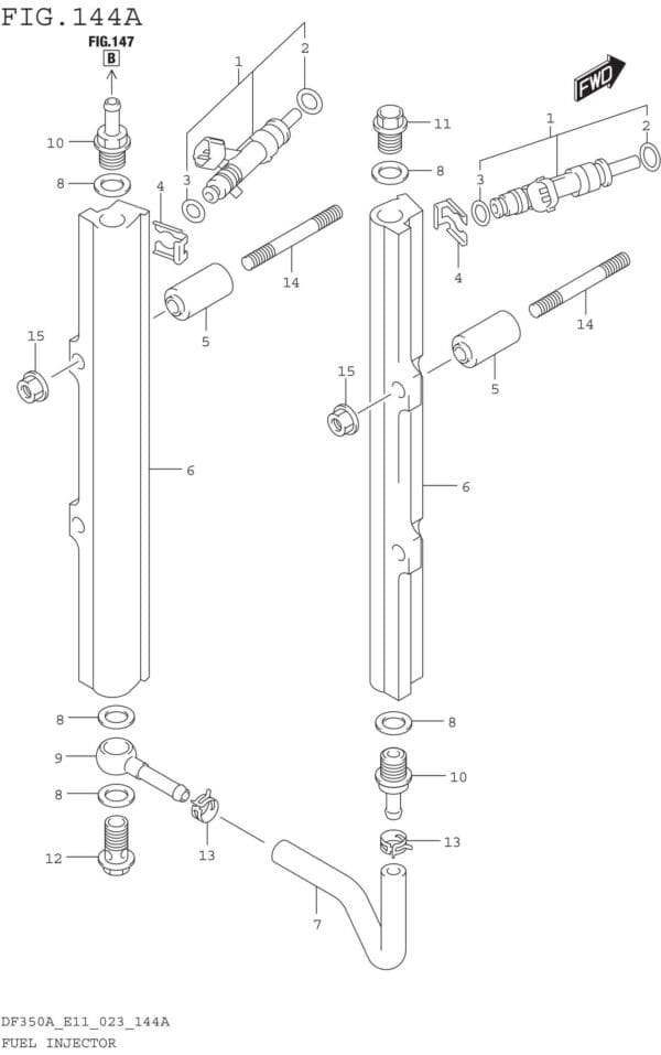Fuel Injector (E01 E03 E11)