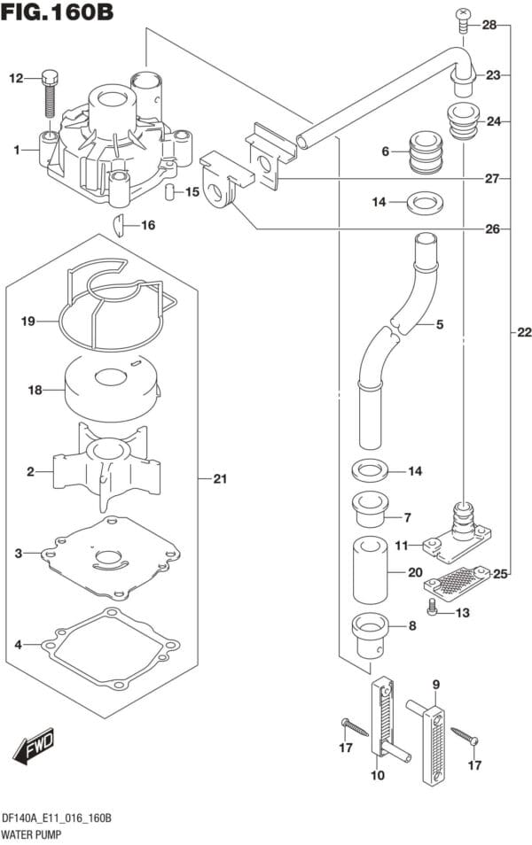 Water Pump (DF115AT E11)