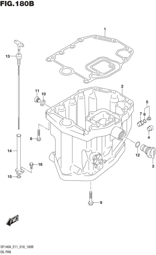 Oil Pan (DF115AT)(DF115AZ)(DF140AT)(DF140AZ)