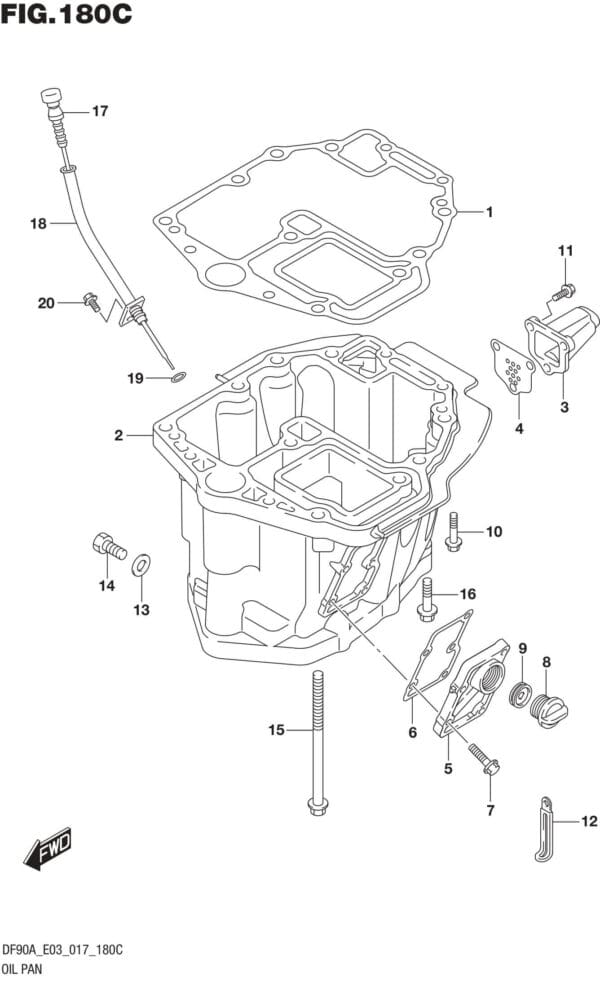 Oil Pan (DF90A E03)