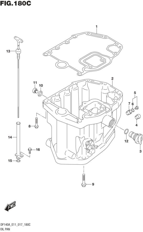 Oil Pan (DF115AT E40)