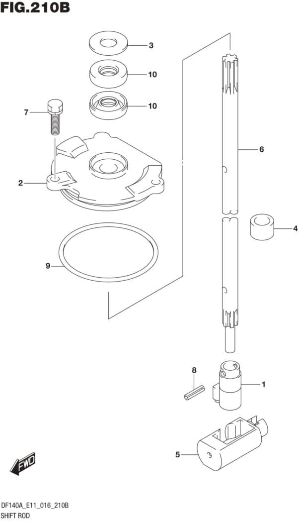 Shift Rod (DF115AT E11)