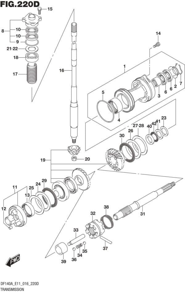 Transmission (DF115AZ E11)