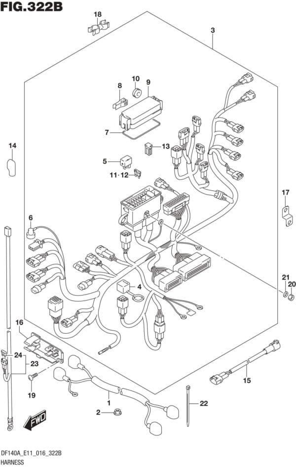 Harness (DF115AT E11)