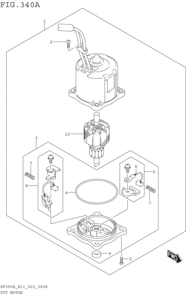 PTT Motor (DF350A DF325A DF300B)