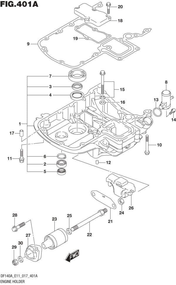 Engine Holder (DF100AT E11)