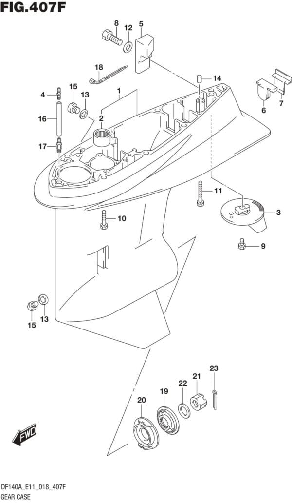 Gear Case (DF115AST)