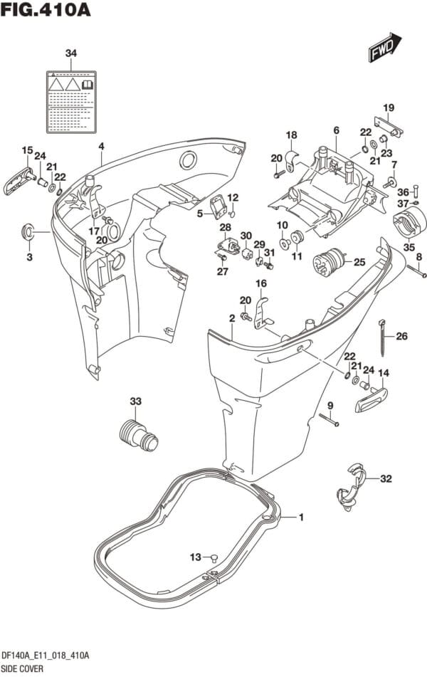 Side Cover (DF100AT)