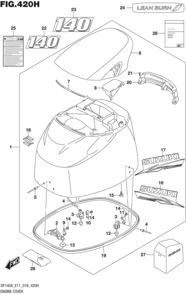 Engine Cover (DF140AZ E11)