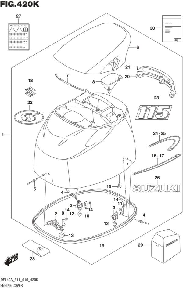 Engine Cover (DF115AST E03)