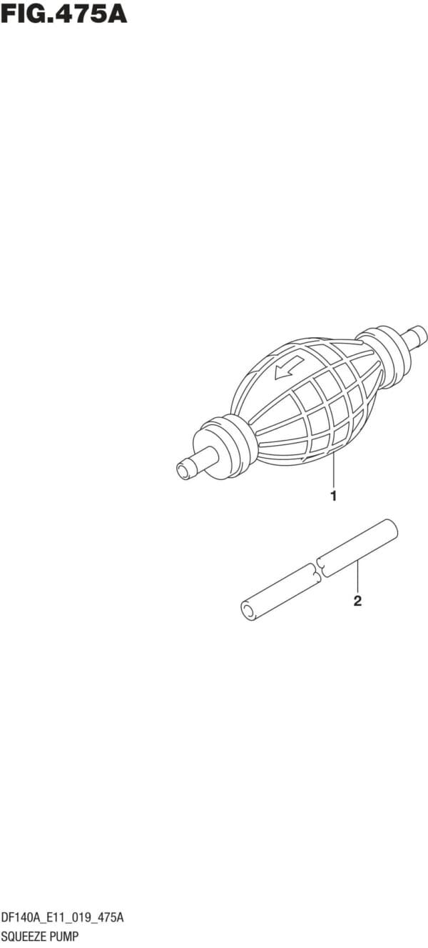 DF100AT,115AT,AZ,AST,140AT,AZ-910001 Squeeze Pump (E11)