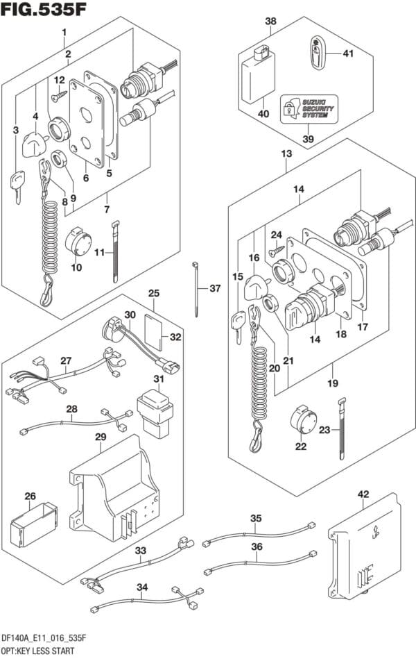 OPT: Key Less Start (DF115AST E03)