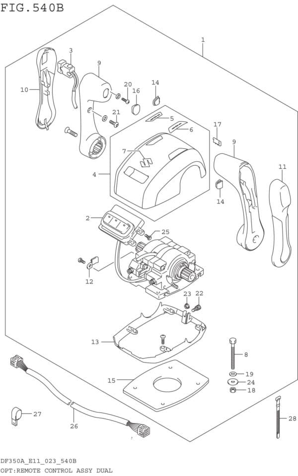 OPT: Remote Control Assy Dual (022 023)