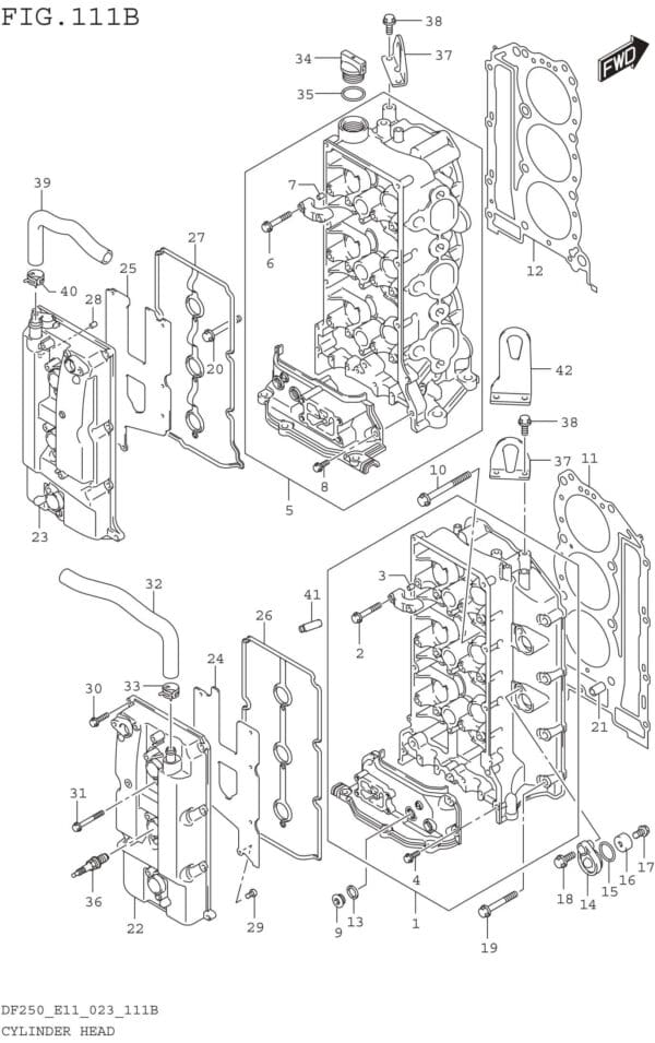 Cylinder Head (DF250T DF250Z)