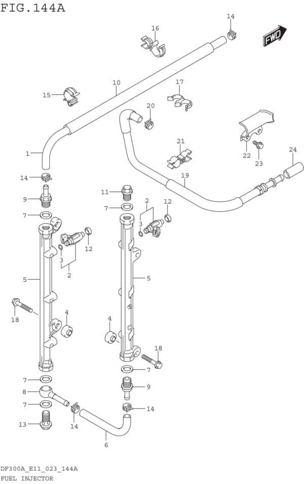 Fuel Injector (E01 E03 E11)