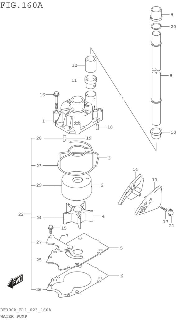 water-pump-e01-e03-e11-precision-marine