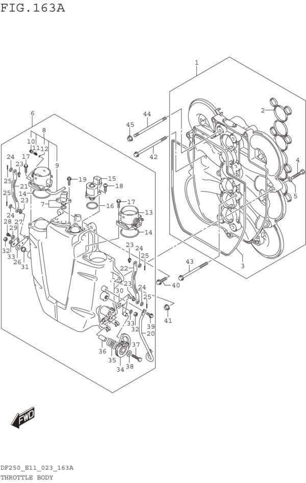 Throttle Body (DF200T DF200Z)