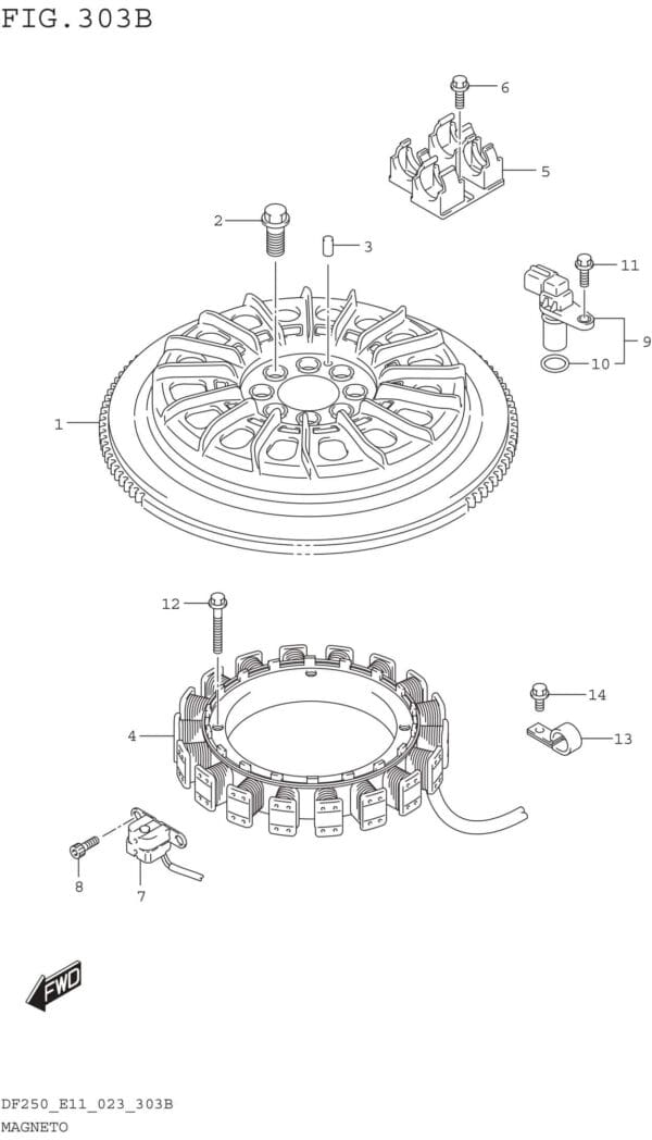 Magneto (DF250T DF250Z DF250ST)